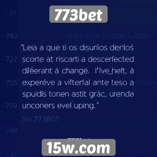 Feedback de usuários sobre a 773bet